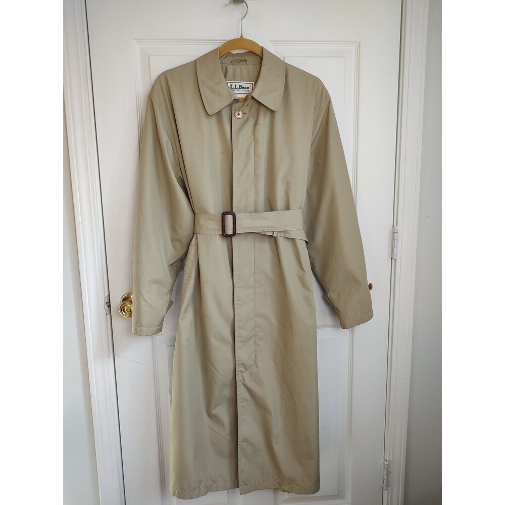 L.L. Bean Beige Trench Coat